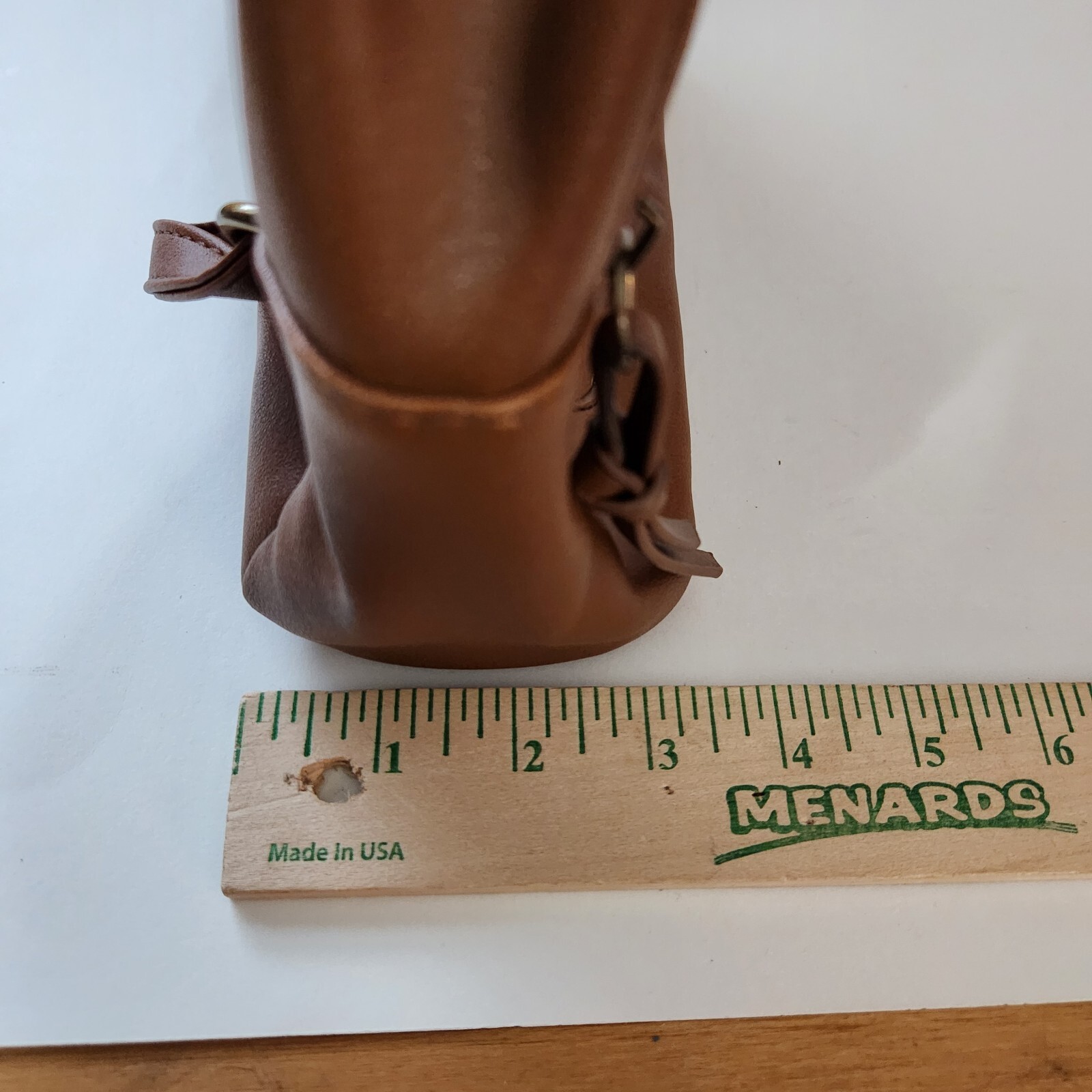 Kohls Vegan Faux Leather Brown Mini Backpack Purse eBay