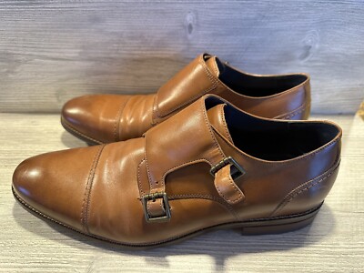 VGUC Rancourt & Co x Cole Haan Brown Nubuck Single Monk Strap Made in USA 10 D Cole haan single monk - Gem main image 2