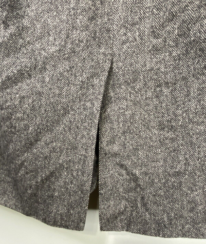 Vintage Cricketeer Blazer Jacket Mens 46R Gray Houndstooth Plaid Wool Camel Hair - Picture 14 of 14
