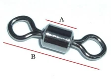 #4 Barrel swivels by Dblue 100pcs/pack