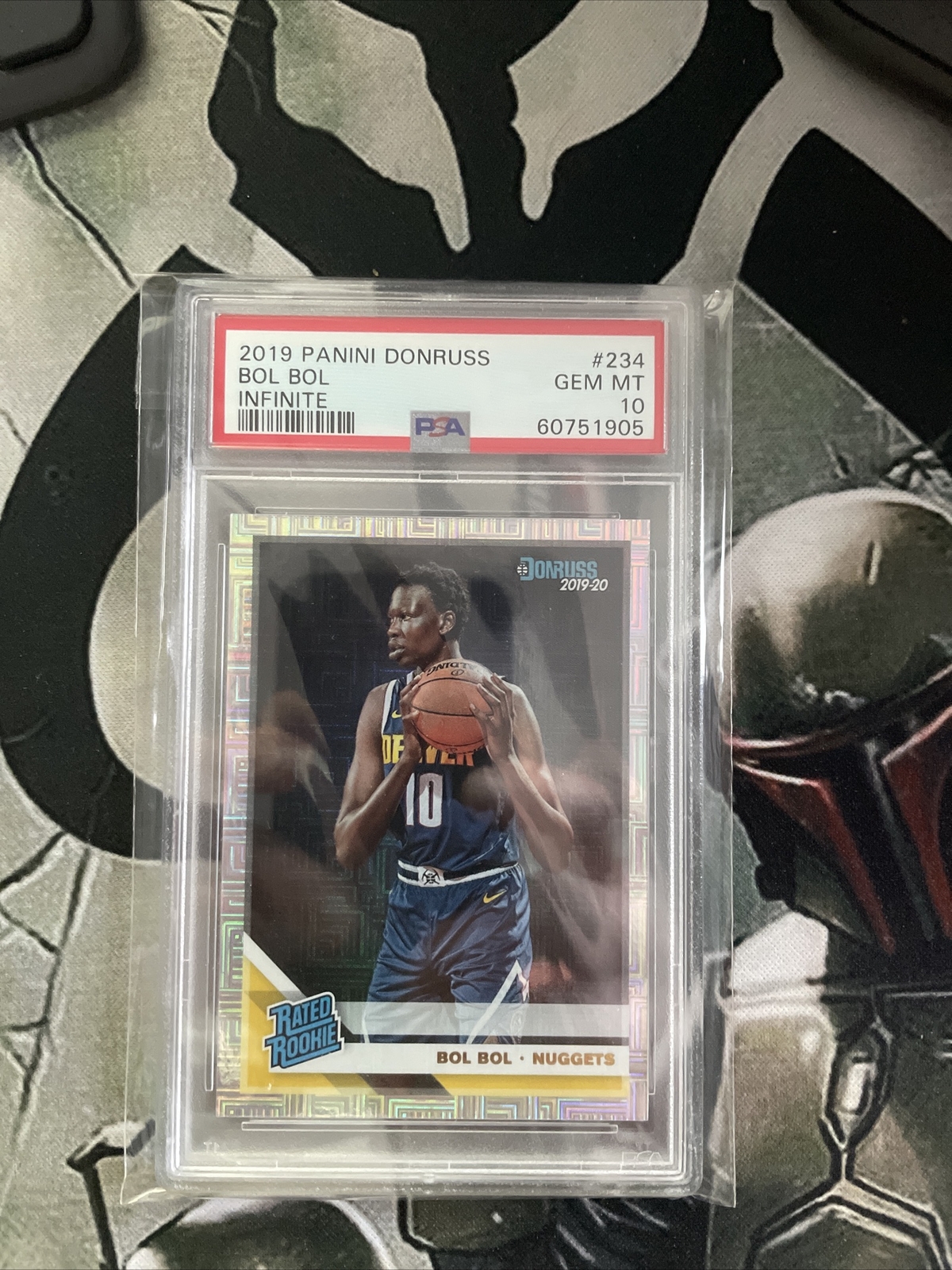 Bol Bol 2019 Panini Donruss Infinite #234 PSA 10
