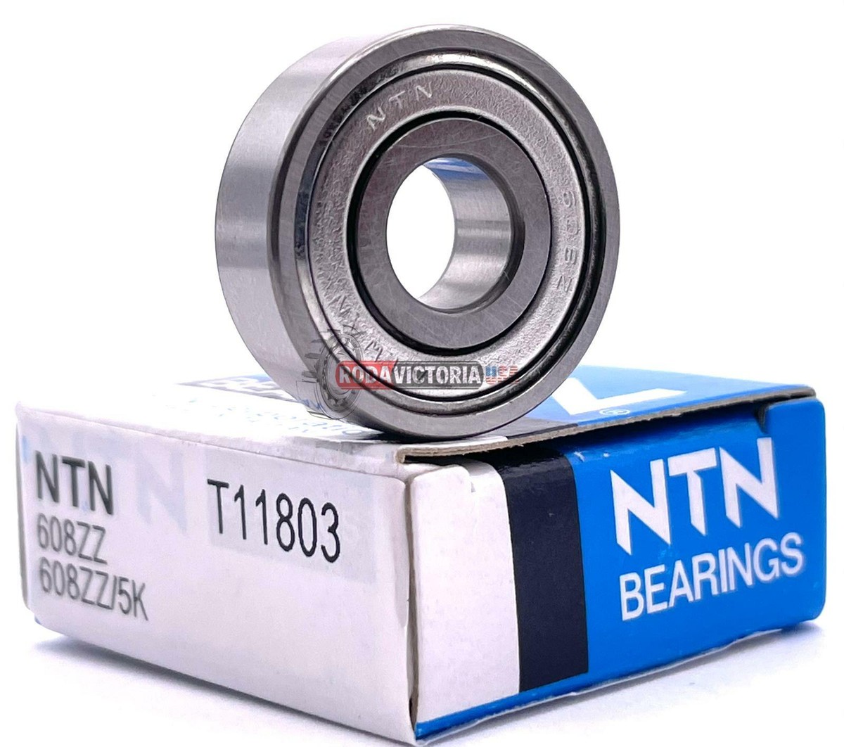 NTN 608 ZZ Deep Groove Ball Bearing, Metal Shielded 22x8x7