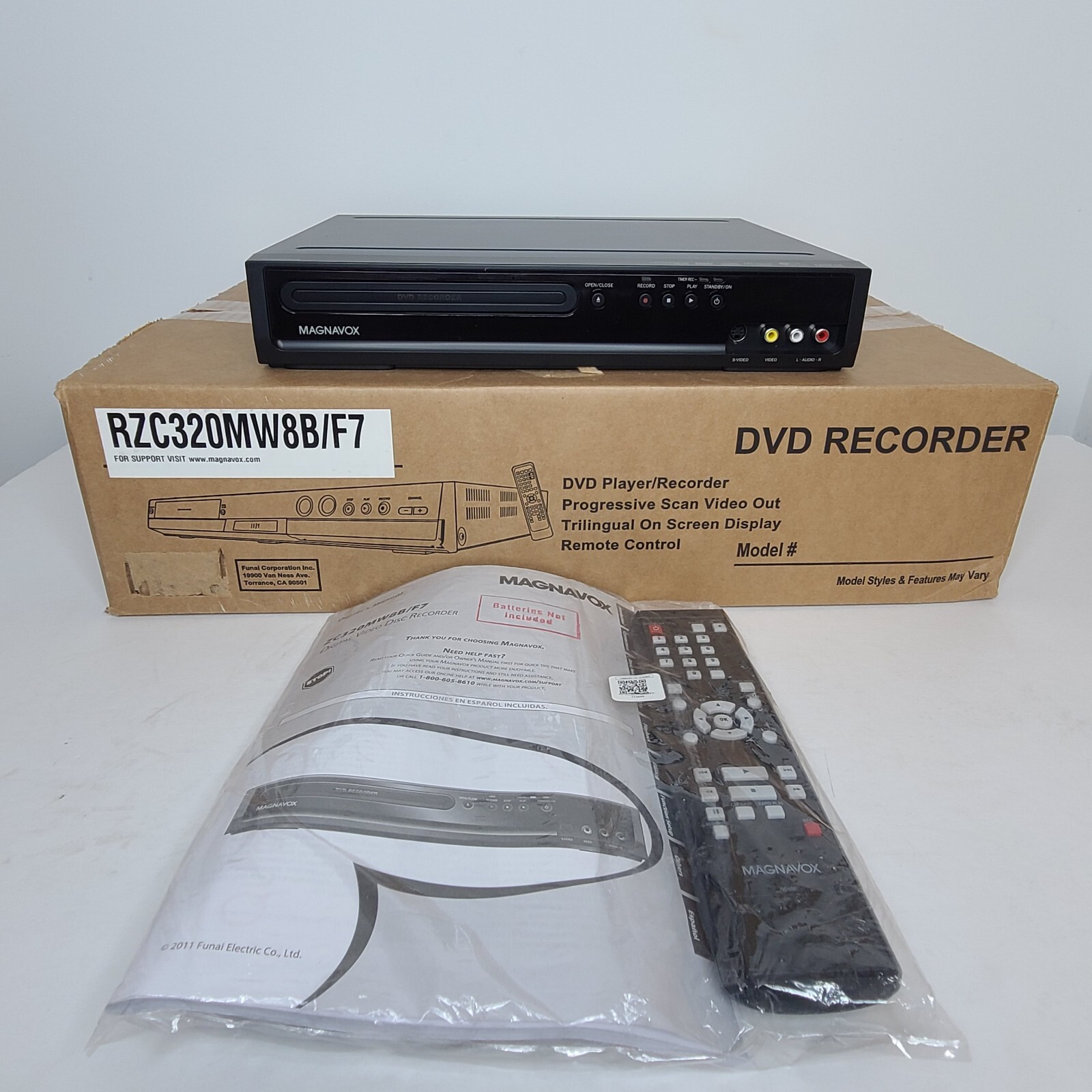 Magnavox Digital Video Disc Recorder DVD Player ZC320MW8B NIB eBay