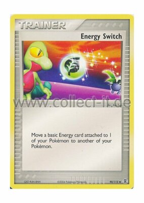 Pokemon 90/112  - Energy Switch  EX Feuerrot & Blattgrün ENGLISCH