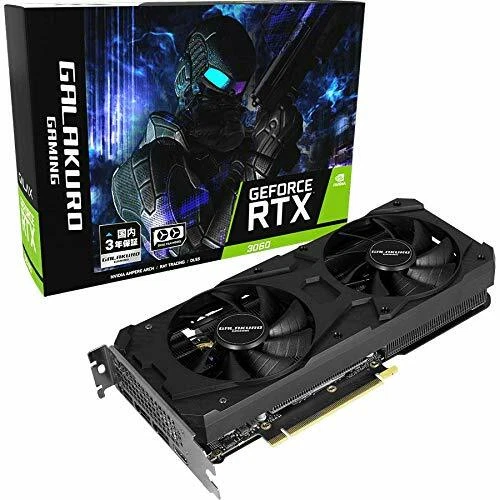 Kuroutoshikou Graphic board RTX3060 GDDR6 12GB GG-RTX3060-E12GB/OC/DF