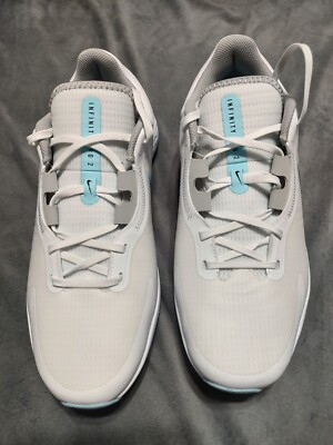 Nike Infinity Pro 2 White Copa Spikeless Golf Shoes DM8449-114