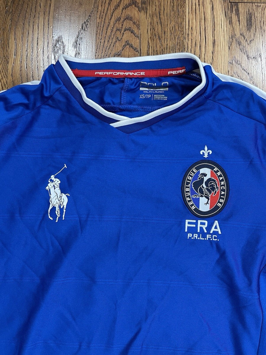 Polo Ralph Lauren Polo Sport France Jersey Blue FRA #3 Men's Size