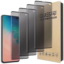 4x For Samsung Galaxy S10/S10 Plus/S10e Privacy Tempered Glass Screen Protector