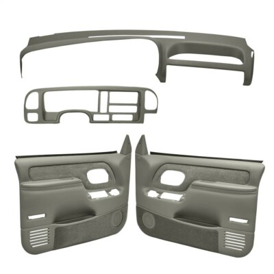 Coverlay Taupe Gray Door Panel Dash Cover Kit 18-695C59F For 95-96 Chevy GMC