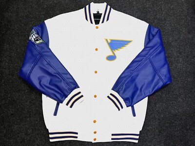 St.Louis Blues NHL Winter Classic 2017 2022 Varsity Jacket