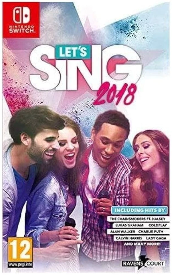 LET'S SING 2018 NINTENDO SWITCH Gioco Originale Completo Canto, foto 1 di 3