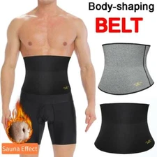 Men's Sweat Sauna Waist Trainer Cincher Neoprene Belt Bands Slimming Body Shaper