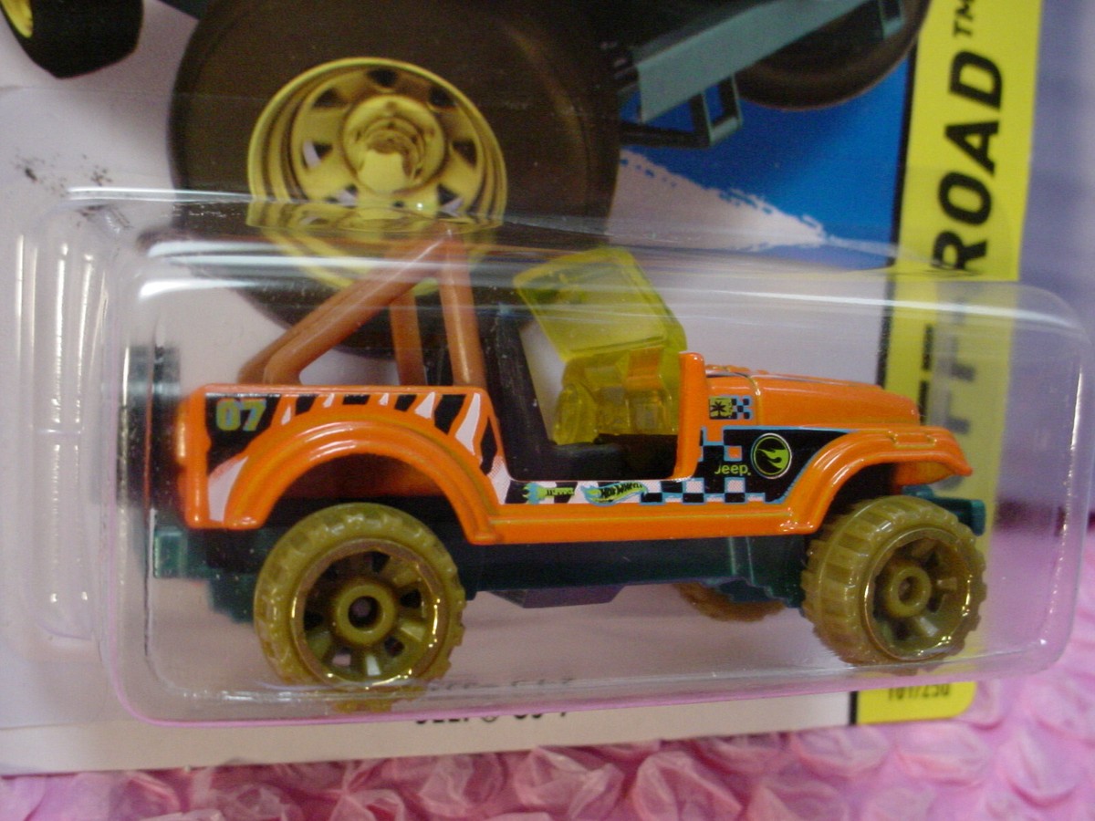 2015 Hot Wheels Regular Treasure Hunt JEEP CJ-7 #101 orange/green