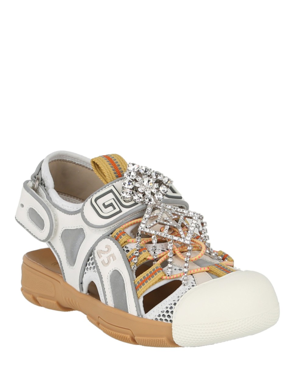 Gucci Womens Tinsel Crystal Embellished Sport Sandals | eBay Gucci Womens Tinsel Crystal Embellished Sport Sandals | eBay