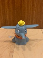 Vintage Wind-Up Dumbo Flapping Ears 2.5" Toy DisneyWorld Park Souvenir