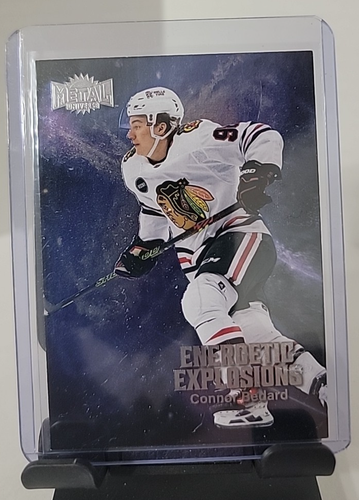 2023-24 Skybox Metal Universe Connor Bedard Rookie Energetic Explosions SP Lot - Picture 3 of 5