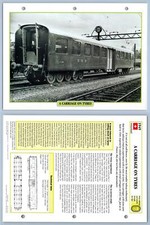 A Carriage On Tyres - Swiss Railways - Legendary Trains Maxi Card