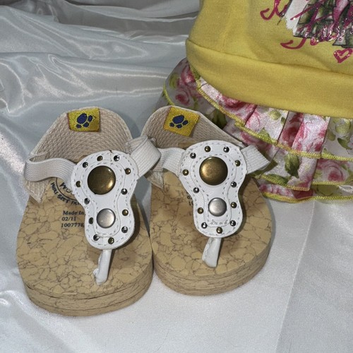 Build A Bear Justice Outfit I Love Fashion gelber Rock Shirt Hut Schleifen Set Y2K - Bild 4 von 13