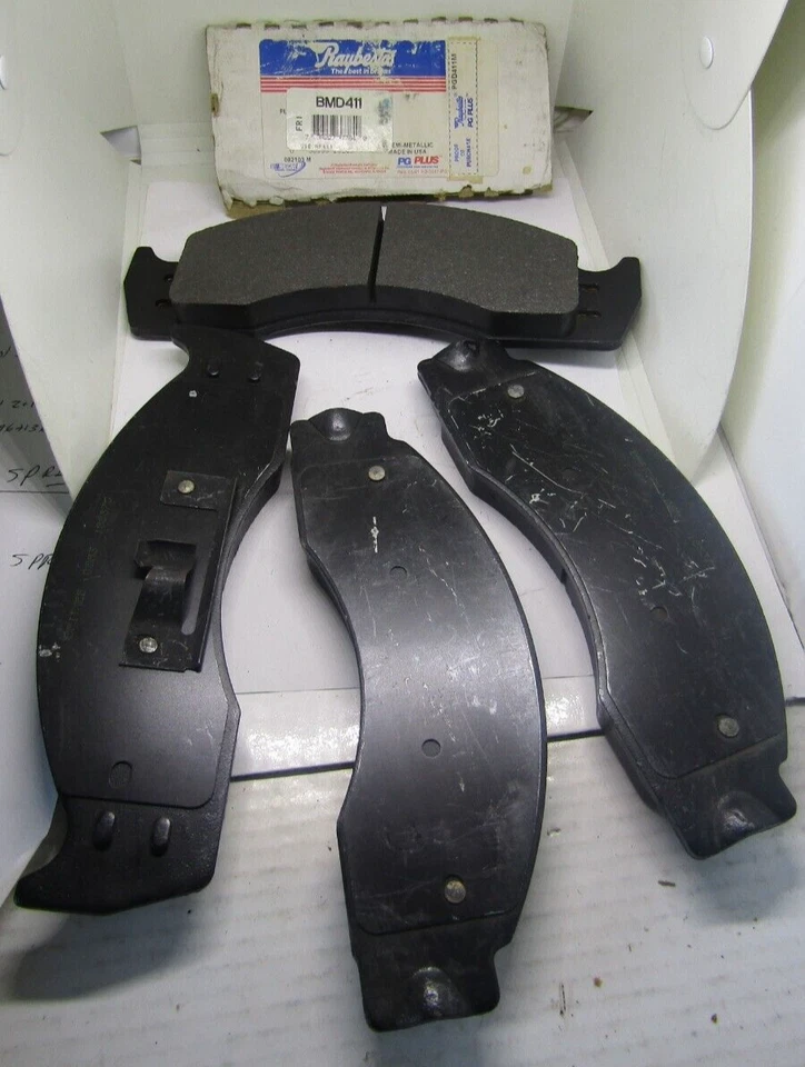PASTILLAS DE FRENO MD411 para camioneta Ford 1996-07 F450 F500 F5500 E450 de servicio Foto 3 de 4