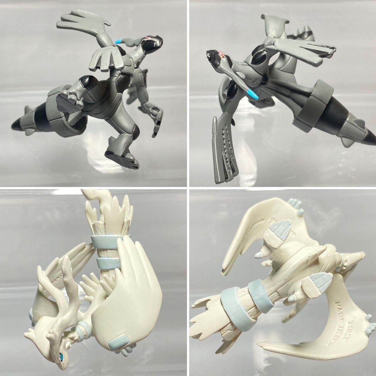 BANDAI Pokemon Assembly model Reshiram Zekrom Kyurem action figure In shelf  Brand new genuine Holiday gifts