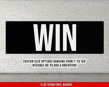Motivational Gym Banner - Large Quote Wall Art