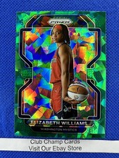 2022 #95 Elizabeth Williams WNBA Panini Prizm Basketball Green Ice Prizm Mystics