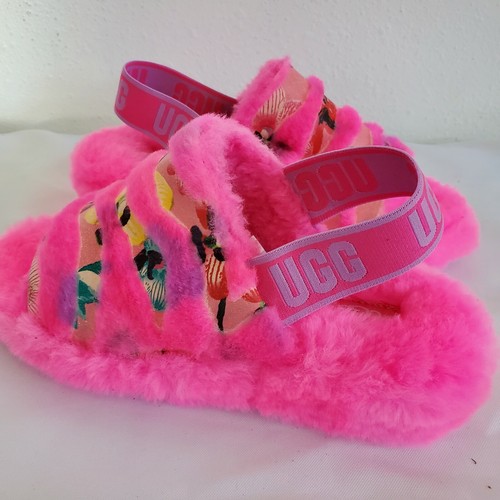 flower ugg slides