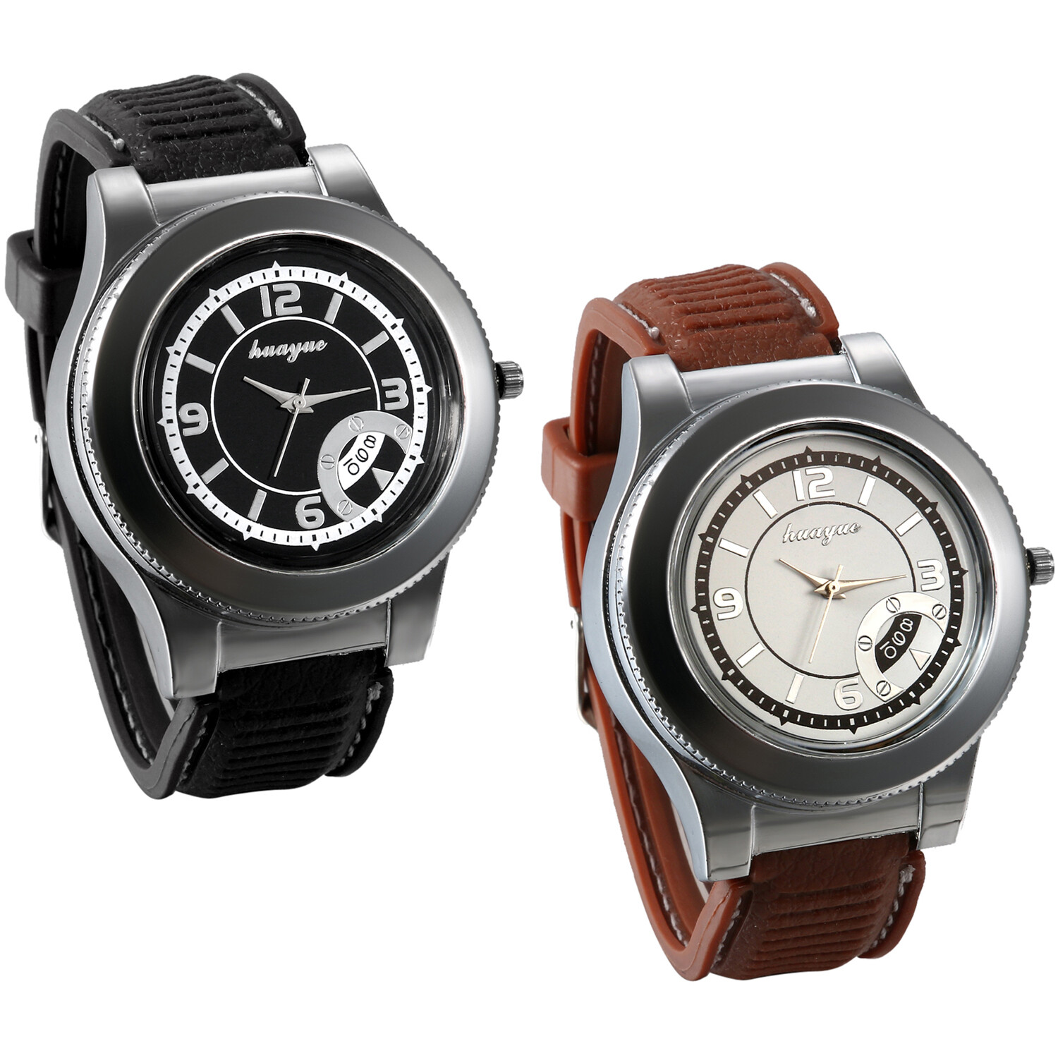 Silicone Band Quartz Wrist Watch