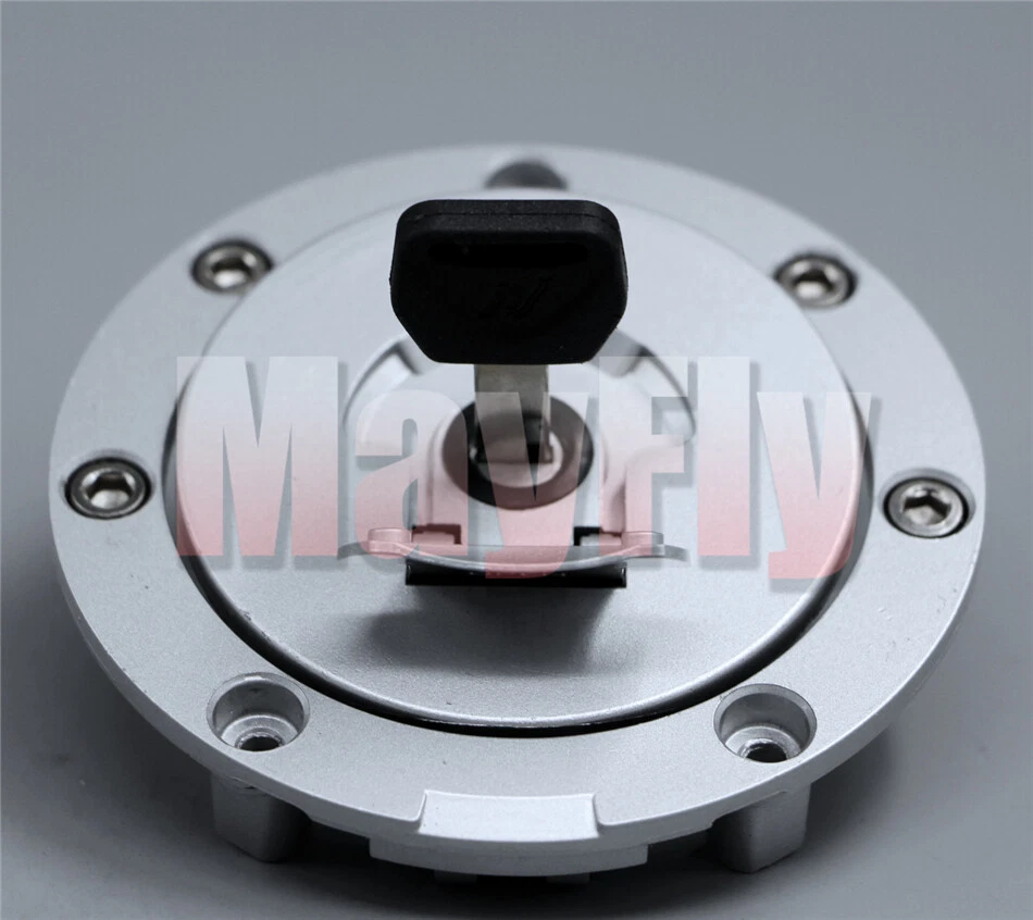 Ajuste para RVF400 VTR1000 VFR800 NSR250 VT250 Tapa del tanque de combustible Gas Tapa Bloqueo con llave Foto 3 de 4