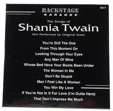 KARAOKE BACKSTAGE CD G SHANIA TWAIN BS 9517