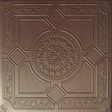 Ceiling Tiles, Glue Up,  20" x 20", Styrofoam, LIMA  Brown