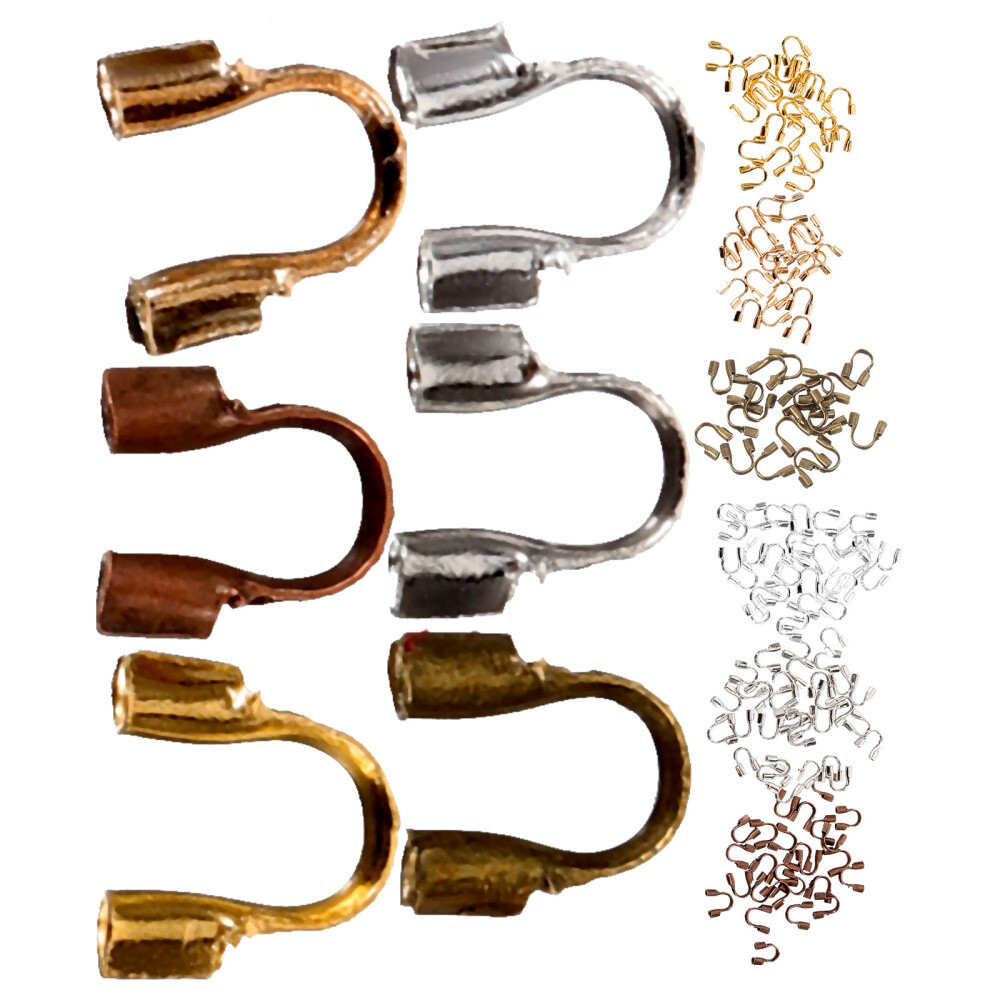 Wire Guards 600pcs UShaped Cable Protectors for DIY Jewelry MakingLH