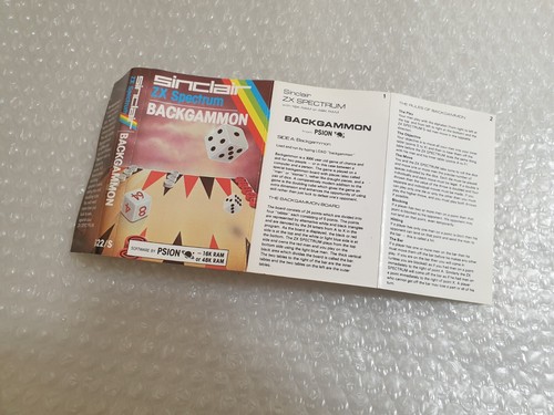 Backgammon - Sinclair - Sinclair ZX Spectrum 1οΈβ£π¨π§ - Afbeelding 4 van 6