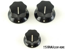 Fender American Performer Jazz J Bass 3 GUITAR KNOBS Control Volume Tone