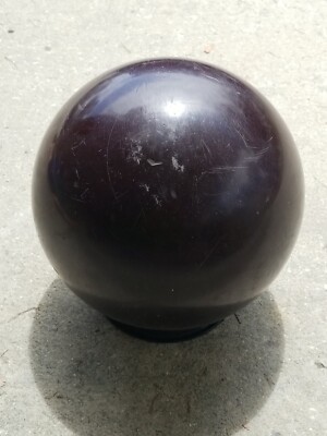 Vintage 12 lb 4.3 oz Columbia 300 White Dot Bowling Ball Purple