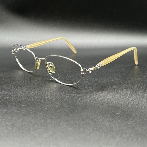 Valentino 5071 C1W Eyeglasses Frame Gunmetal Italy 54-19-130 Used
