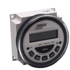 Peltec 619-3 24V AC/DC 24 Hours Seven Day Timer w/ Battery Backup Auto On/Off