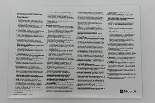 Nuovo Windows 10 Home OEM Media Kit con codice Product Key - Foto 2 di 6