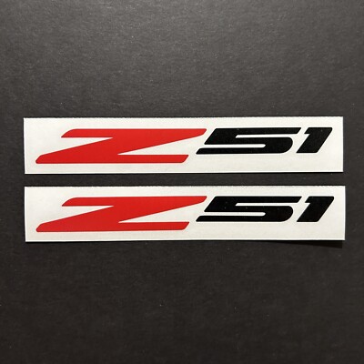 Pair Of 2 2020-24 C8 CORVETTE Z51 Stingray Fender Vinyl Decal