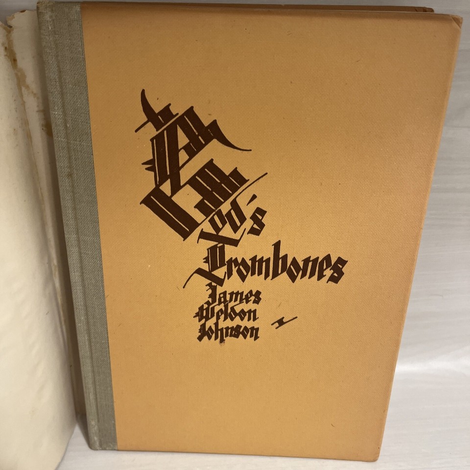 God's Trombones Seven Negro Sermons in Verse eBay