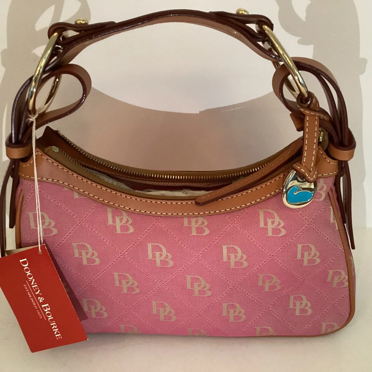 DOONEY BOURKE Vintage Medium Hobo Style Handbag PINK ***NWT*** | eBay