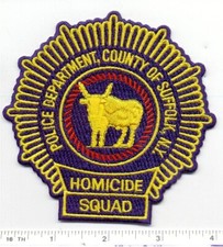 Suffolk County Police Department  (New York)  Homicide Squad  Shoulder Patch