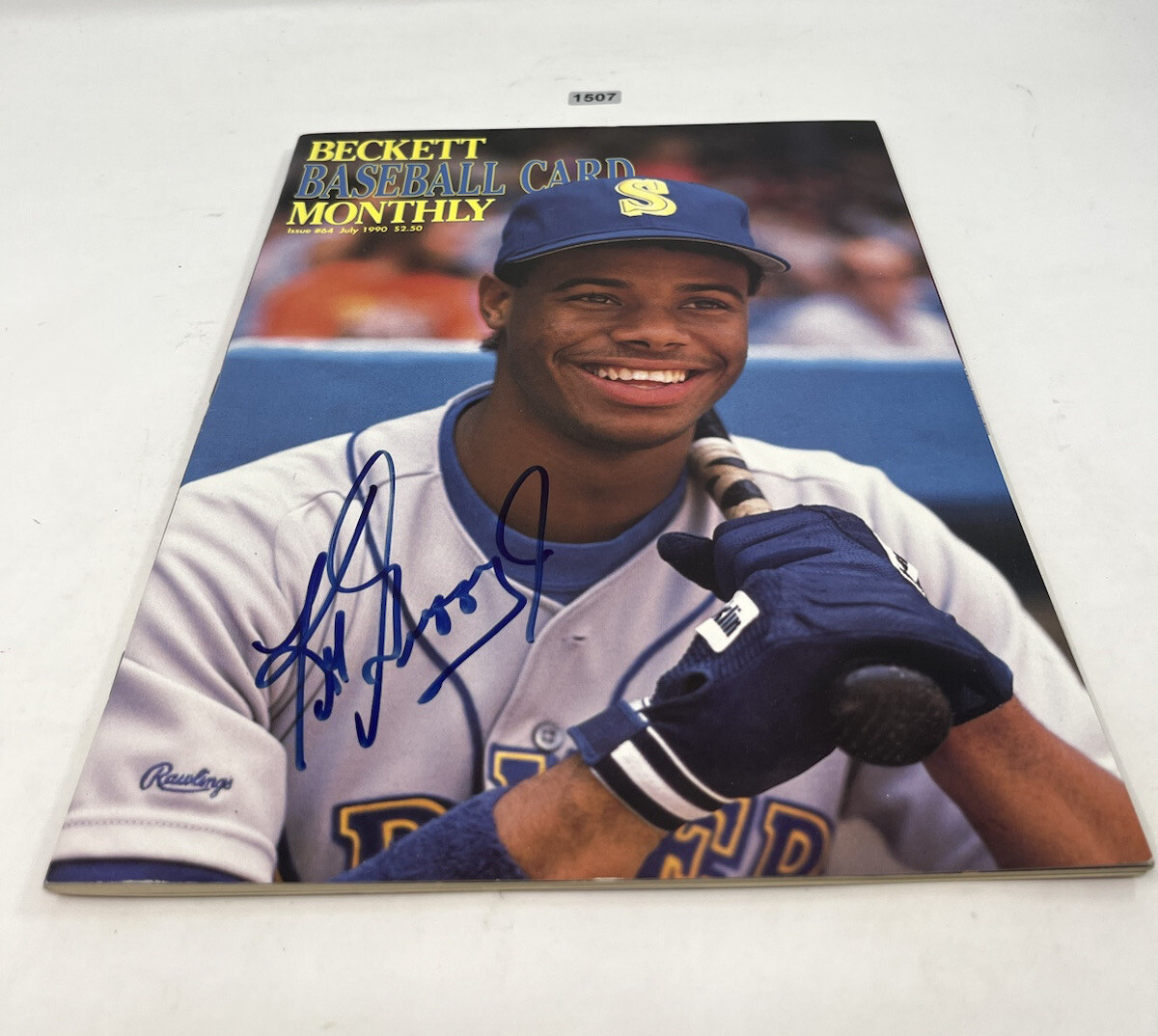 1990 Ken Griffey Jr. #24 Signed Autographed Beckett Baseball Card