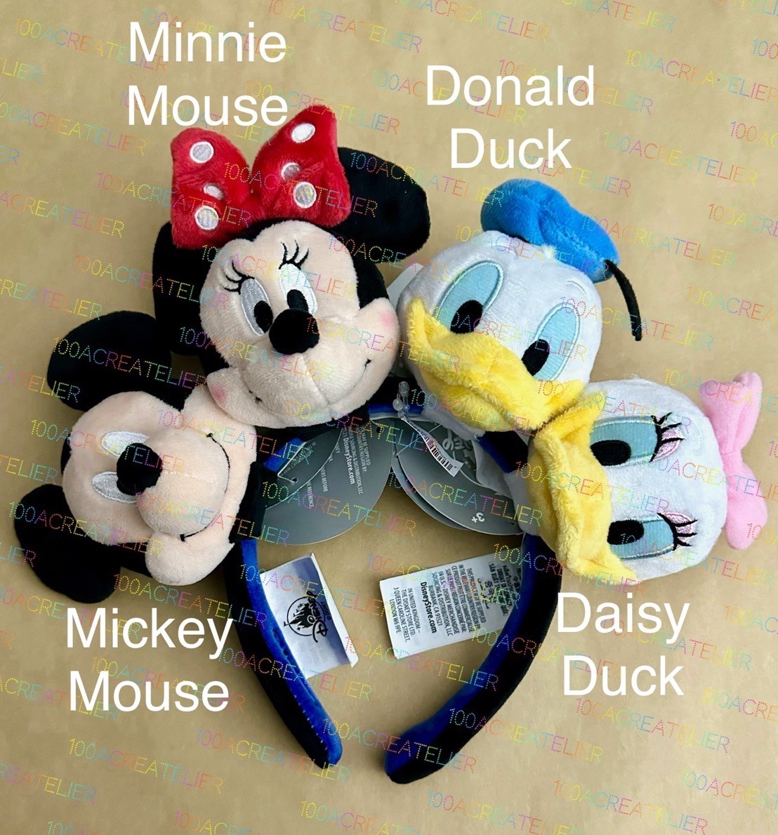 Disney Parks Create Your Own Headband Character Plush Ears  display picture 1