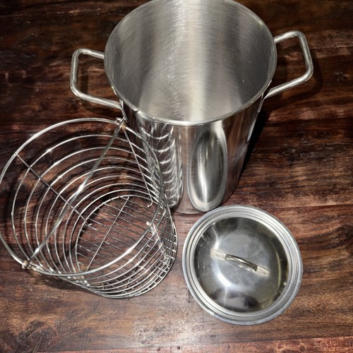 Bella Asparagus Vegetable Steamer pot pan with lid and basket 3 qt - Picture 10 of 12