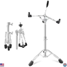 ROWELL Heavy-Duty Snare Drum Stand for 10-14" Drums & Pads - Adjustable Height