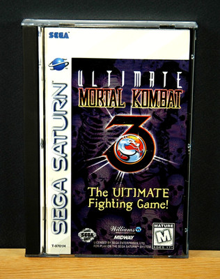 ULTIMATE MORTAL KOMBAT 3 (SEGA SATURN 1996) Tested NTSC-U/C