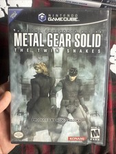 Metal Gear Solid Twin Snakes Nintendo GameCube Complete Manual & Near Mint Discs