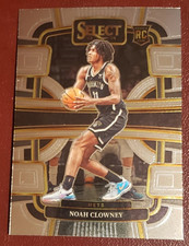 2023-24 Panini Select Concourse #73 Noah Clowney Brooklyn Nets Silver Prizm