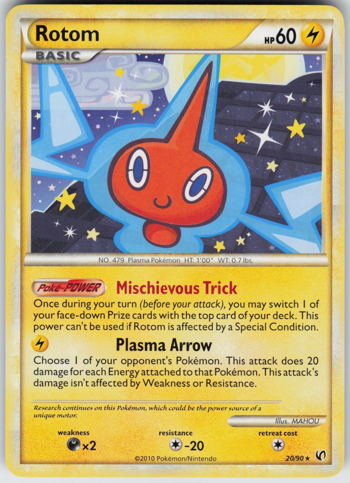 Rotom 20/90 - Undaunted - Pokemon TCG - LP